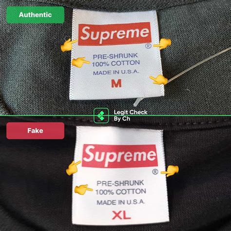 real vs fake supreme.